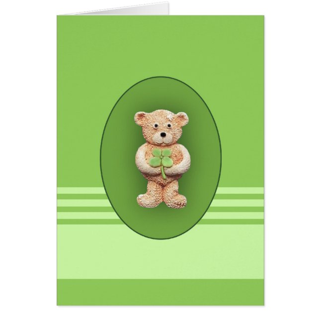 Trébol afortunado de cuatro hojas (Frente)