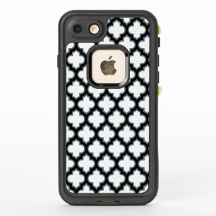 Trébol blanco y negro, Entramado, Quatrefoil
