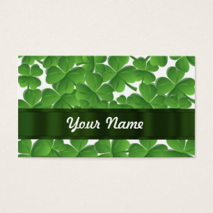 Tréboles irlandeses verdes personalizados