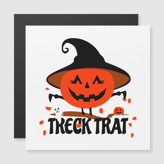 Treck Trat Calabaza Sonriendo (Anverso/Reverso)