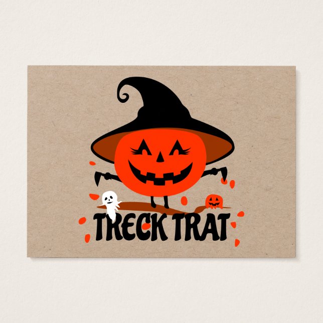 Treck Trat Pumpkin Sonriente (Atrás)