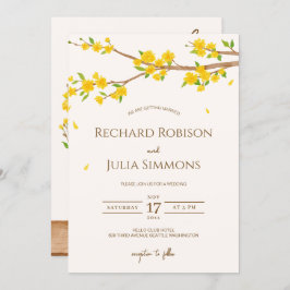 TREE Guardar La Invitación De Fecha / Floral De Ac