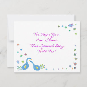 TREE OF LIFE Bat Mitzvah Invitación Tarjeta de res