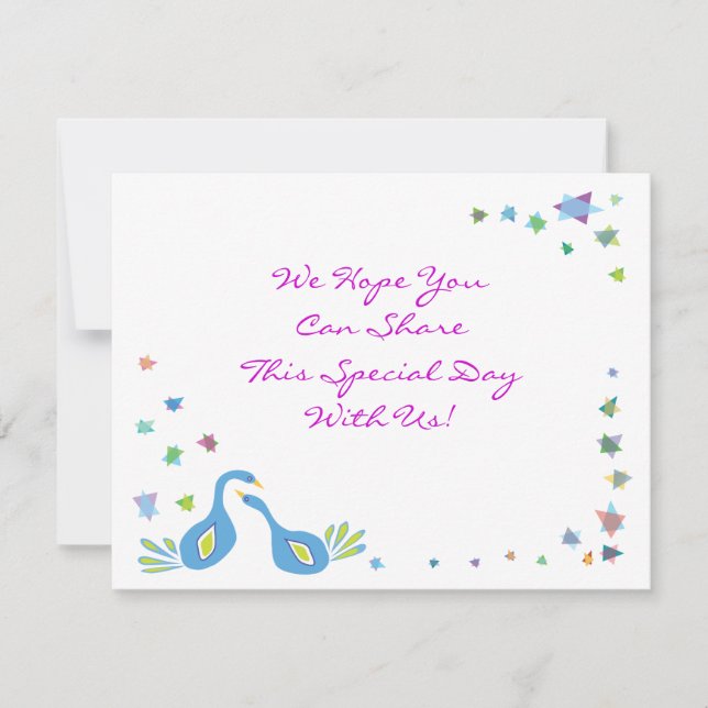TREE OF LIFE Bat Mitzvah Invitación Tarjeta de res (Anverso)