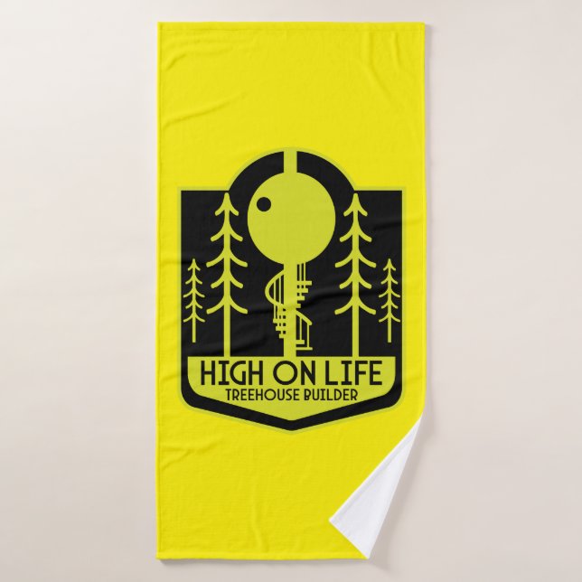 Treehouse Boy De Vuelta A La Escuela (Toalla de baño)