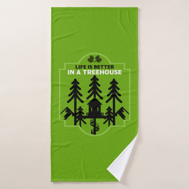 Treehouse Kids De Nuevo A La Escuela (Toalla de baño)