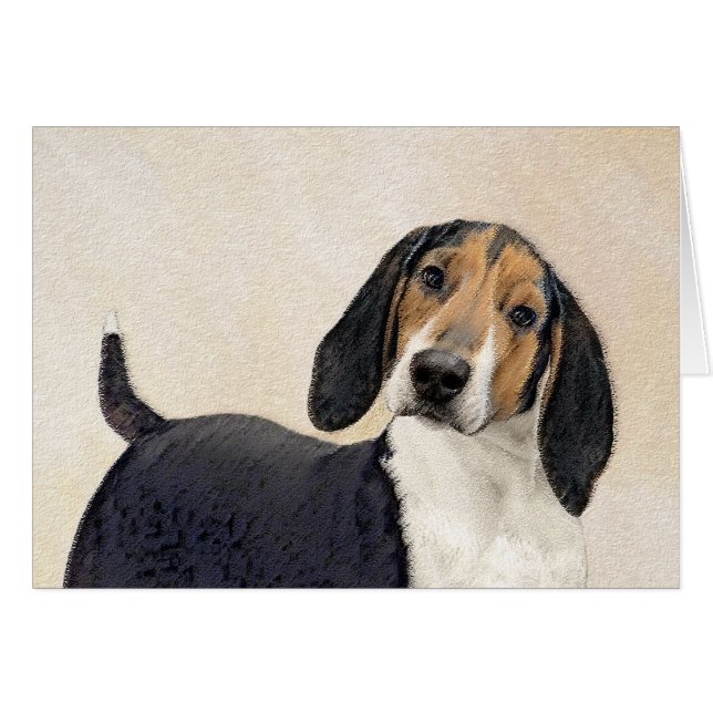 Treeing Walker Coonhound Painting - Arte original (Anverso (Horizontal))