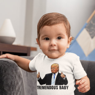 TREMENDO BEBÉ TRUMP T-SHIRTS JERSEY BODYSUIT