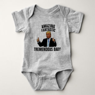 TREMENDO BEBÉ TRUMP T-SHIRTS JERSEY BODYSUIT