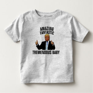 TREMENDO BEBÉ TRUMP T-SHIRTS JERSEY NAVIDADES