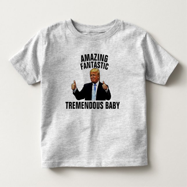 TREMENDO BEBÉ TRUMP T-SHIRTS JERSEY NAVIDADES (Anverso)