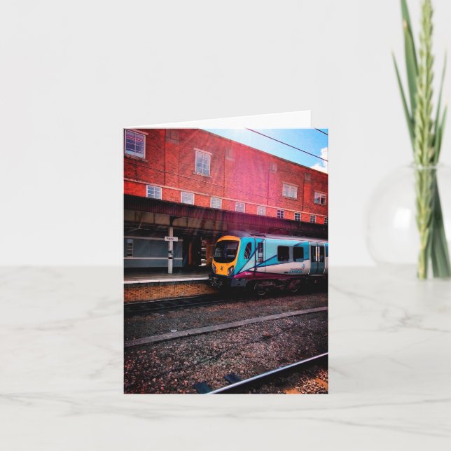 Tren amarillo y azul claro (Anverso)