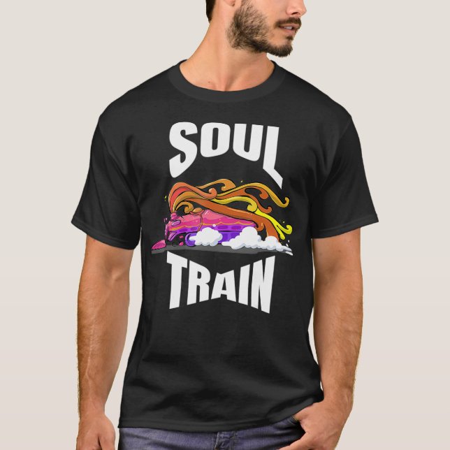 Tren Boogie Camisa de tren Groovy Disco Tren (Anverso)