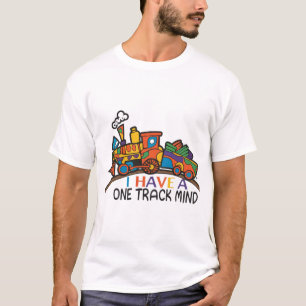 Tren camiseta para hombres - Tengo una mente de un