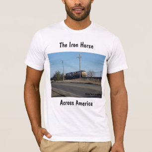 Tren construyó camiseta de Estados Unidos, ropa, r