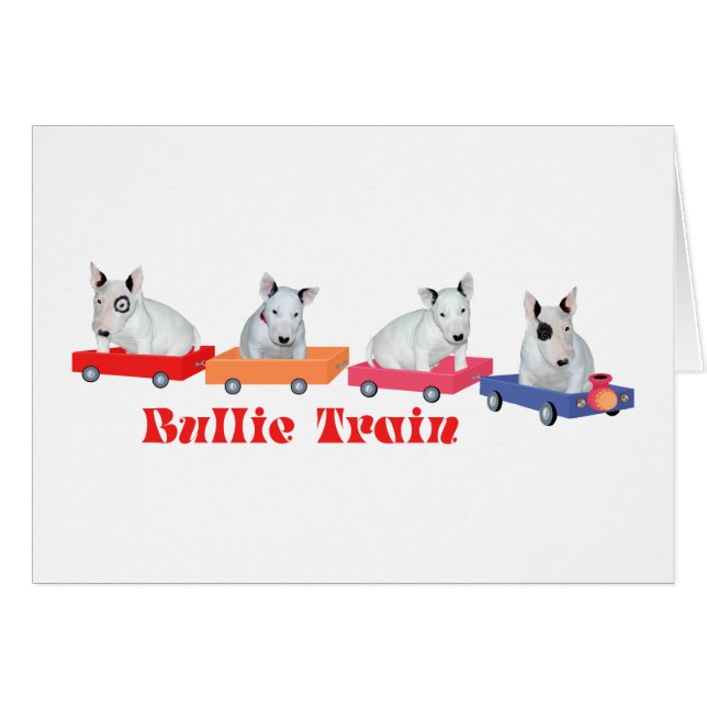 Tren de cachorro Bull Terrier (Anverso (Horizontal))