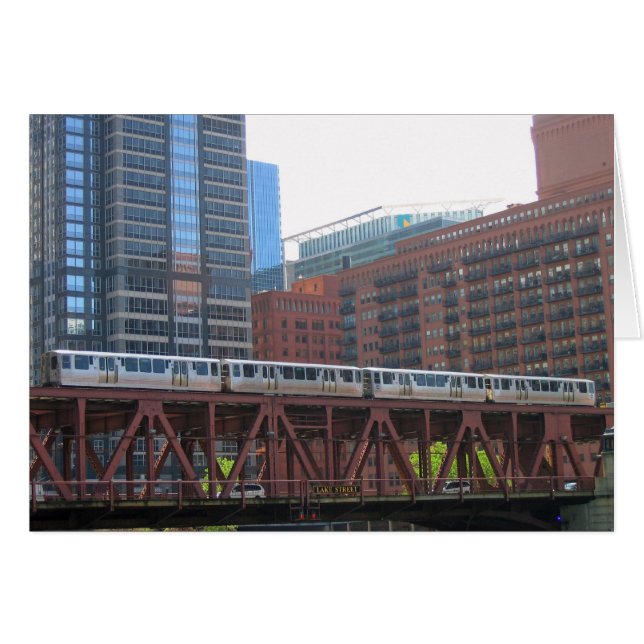 Tren de Chicago en Lake Street (Anverso (Horizontal))