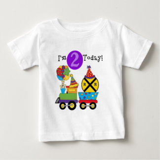 Tren de cumpleaños 2ª camisetas de cumpleaños y re
