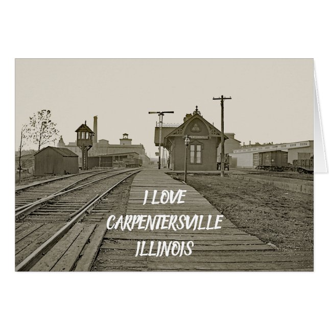 TREN DE DEPUTACIÓN DE CARPENTERSVILLE ILLINOIS RAI (Anverso (Horizontal))