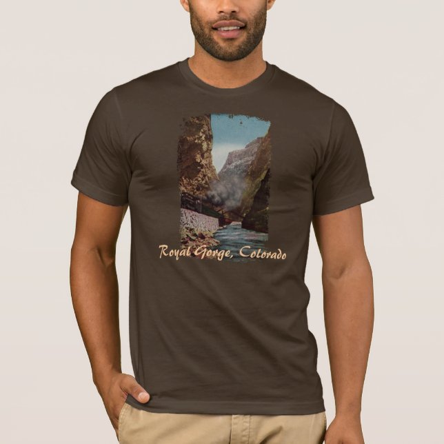 Tren de época en la camiseta de los hombres de Roy (Anverso)