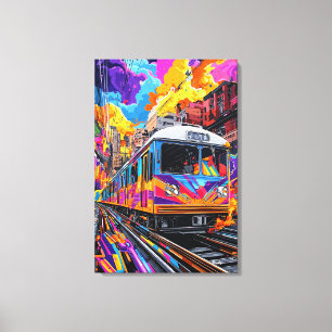 Tren de la Ciudad del Arte Pop en Movimiento Vibra