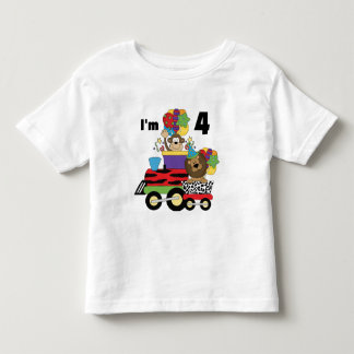 Tren de la jungla 4ª camisetas de cumpleaños y reg