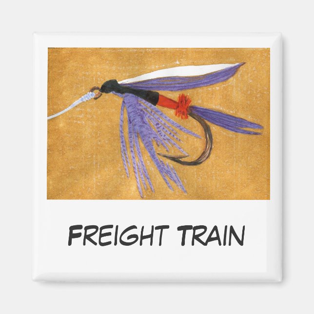 "Tren de mercancías" imán de pesca aérea (Frente)