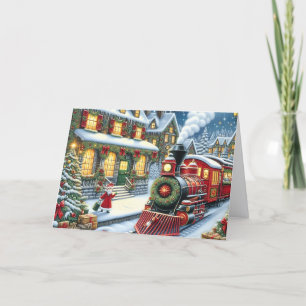 Tren de Navidad del pueblo de Santa