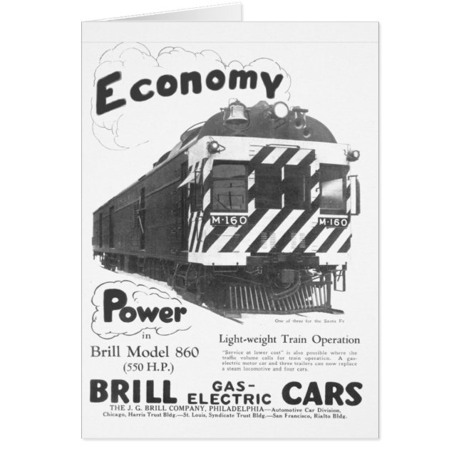 Tren de pasajeros ligero 1932 del rodaballo (Frente)