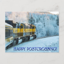 Tren de posttravesía - postal