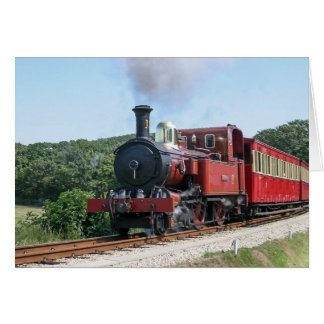 Tren de vapor en la isla de Castletown