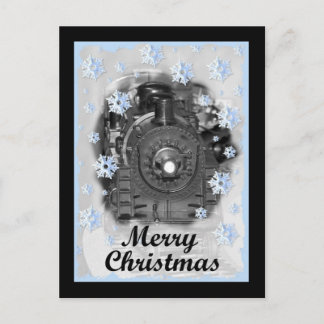 Tren del modelo de las Felices Navidad