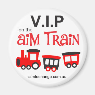 Tren del objetivo - imán