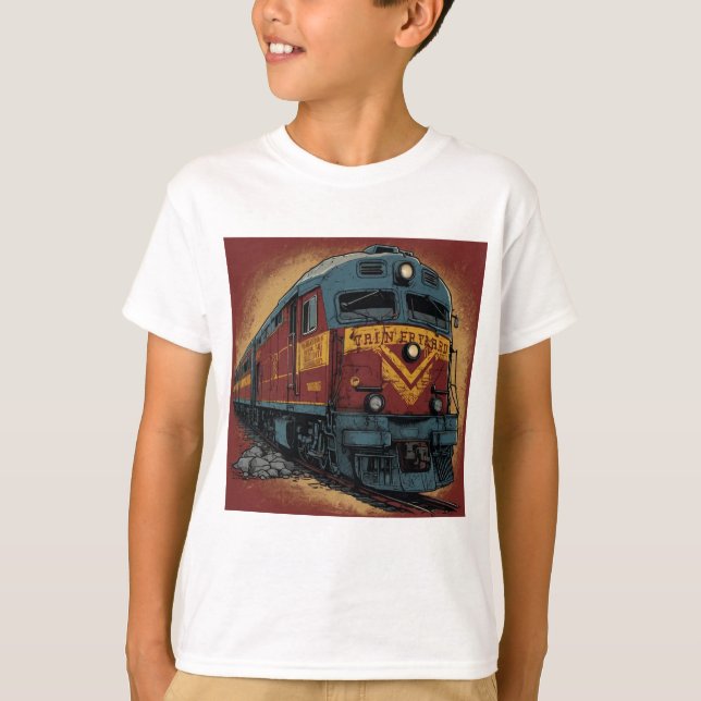 Tren duro, gana camiseta fácil de imprimir (Anverso)