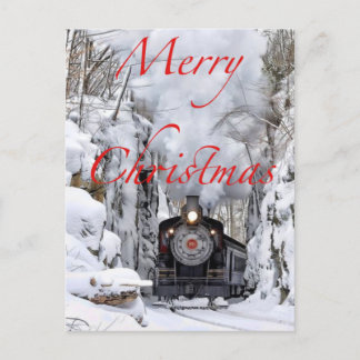 Tren en Navidad De Nevada Feliz