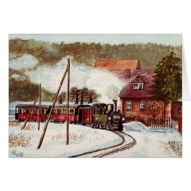 Tren europeo del vapor (Anverso (Horizontal))