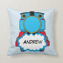 Tren feliz para almohada Boy Soft