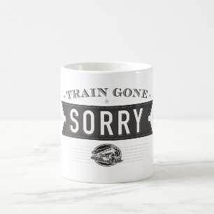 Tren ido triste. un idioma del ASL en una taza