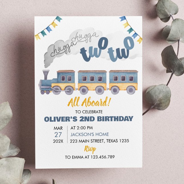 Tren Invitación a Cumpleaños Todos los Tableros (Subido por el creador)