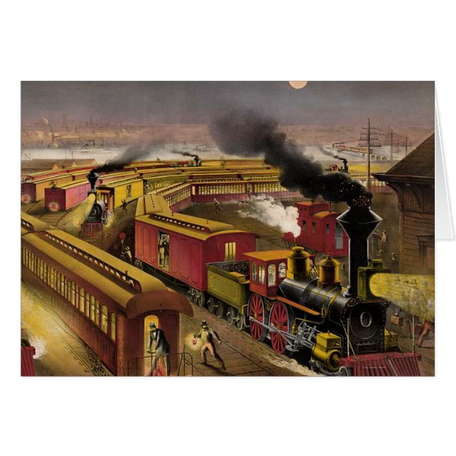 Tren nocturno de la CAMISETA (Anverso (Horizontal))