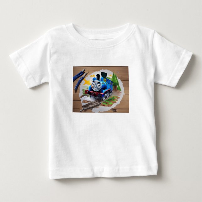 tren thomas de camisa de niños (Anverso)