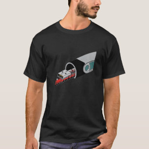 Tren USB Digital Journey - camiseta Minimalista