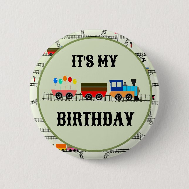 Tren y seguimiento para niños, botón de honor (Anverso)