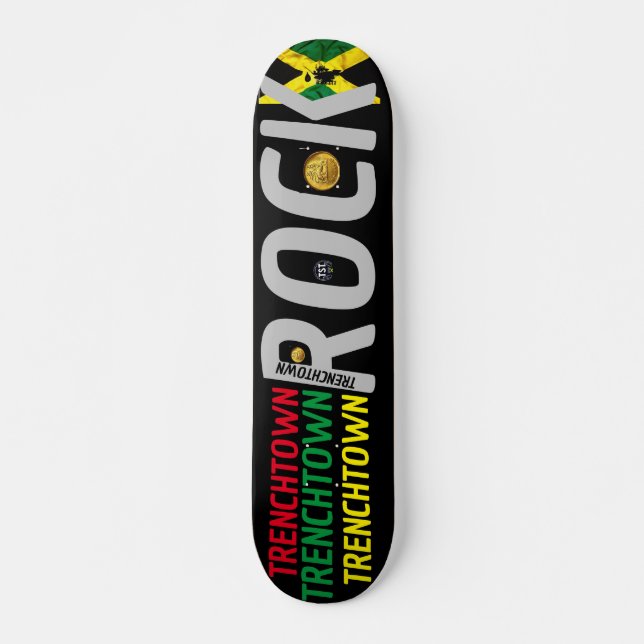 TRENCHTOWN ROCK JMT 7 3/4" Tabla de skate (Anverso )