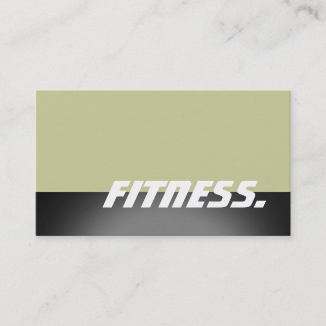 Trend Personal Trainer Fitness Sport Tarjeta de pr (Anverso)