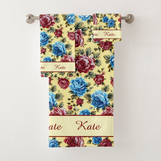 Trendy Chic Stylish Floral Vintage  (In situ)