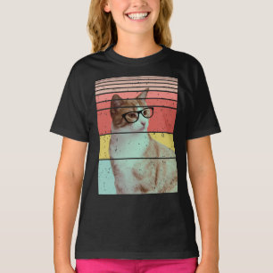 TRENDY FUNNY CUTE CAT VINTAGE Camiseta