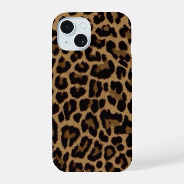 Trendy Leopard Print iPhone Case – Stylish Animal  (Reverso )