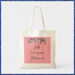 Trendy Negrita Valiente Determinada Bolsa De Tote