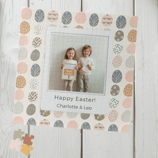Trendy Pastel Easter Photo Puzzle | Personalized (Subido por el creador)